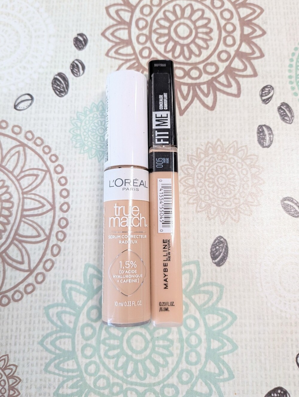 L'Oréal True Match Serum C2 & Maybelline Fit Me Concealer 05